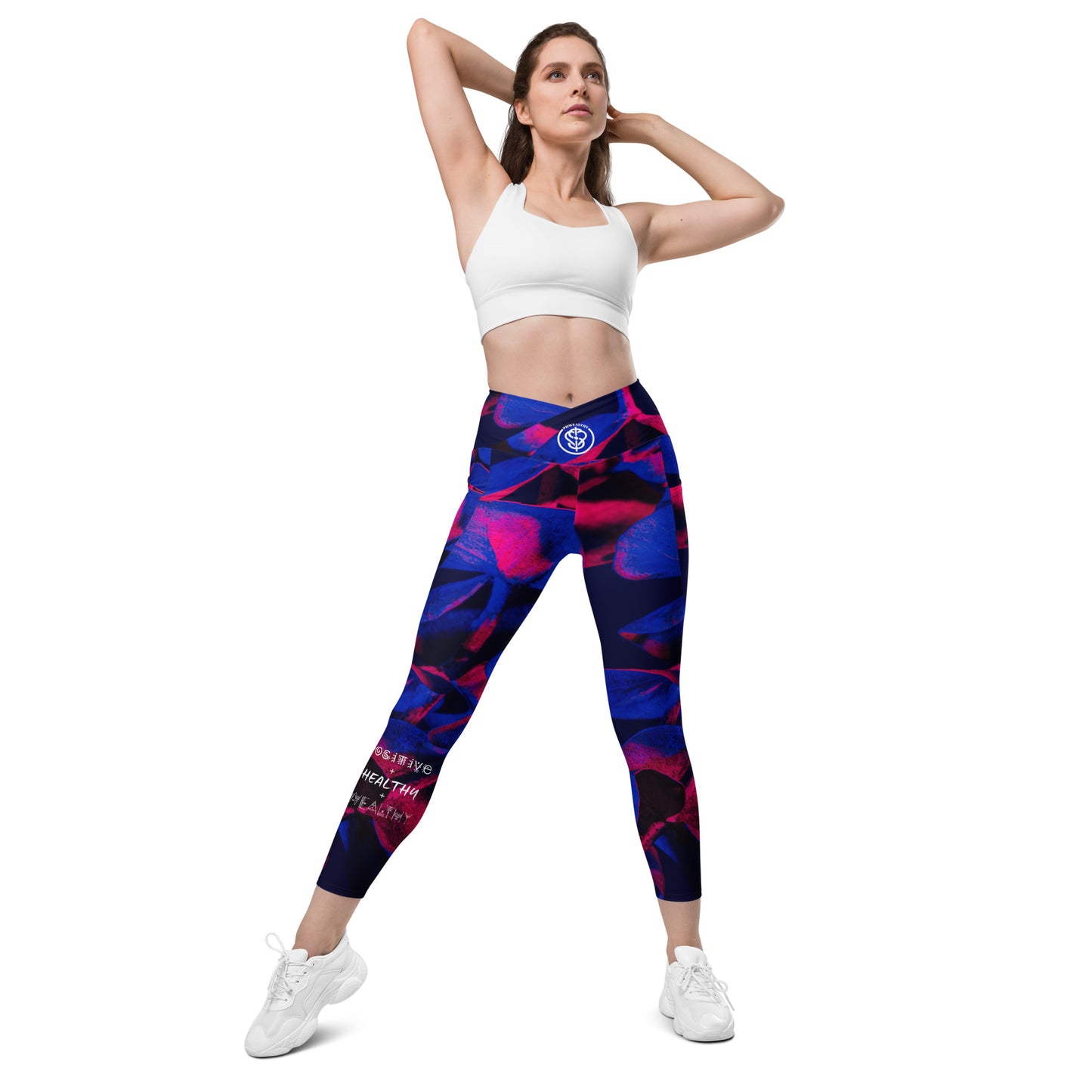 Phwealthy Women's Leaf leggings with pockets