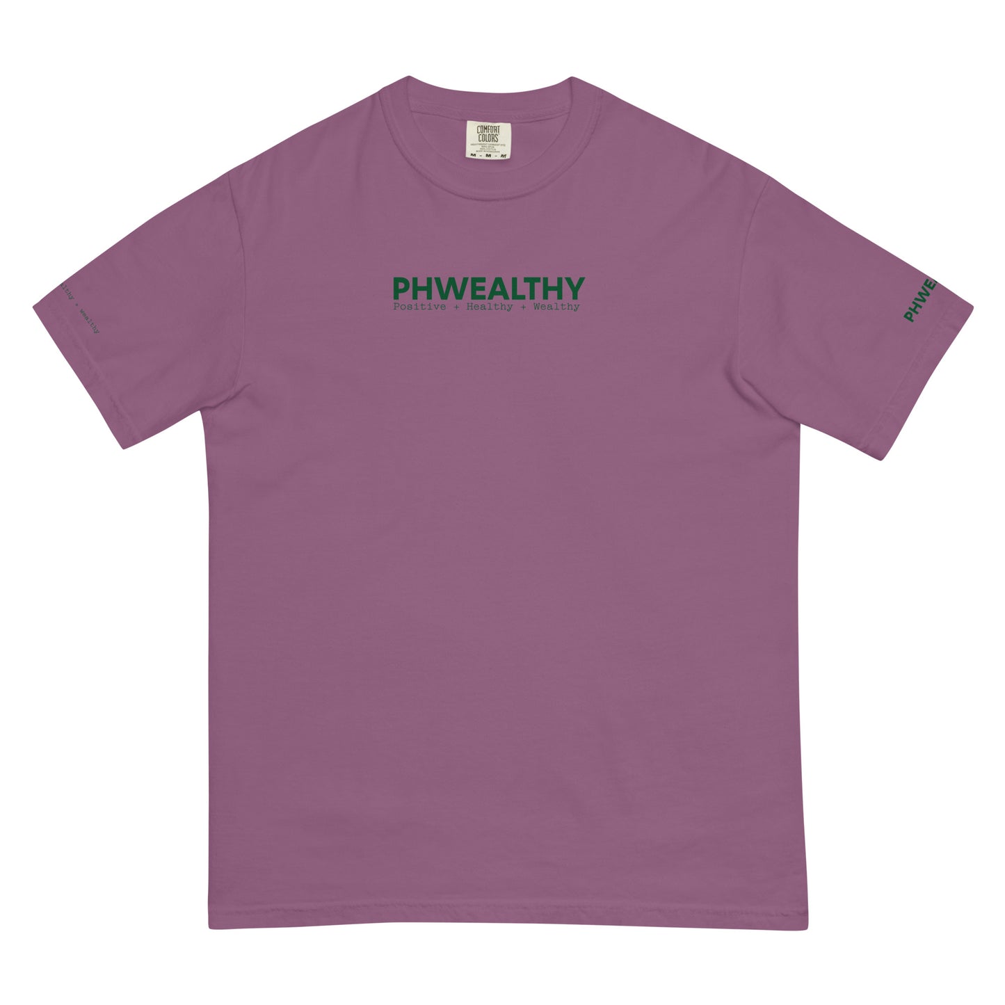 Men’s Phwealthy Green Bean heavyweight t-shirt