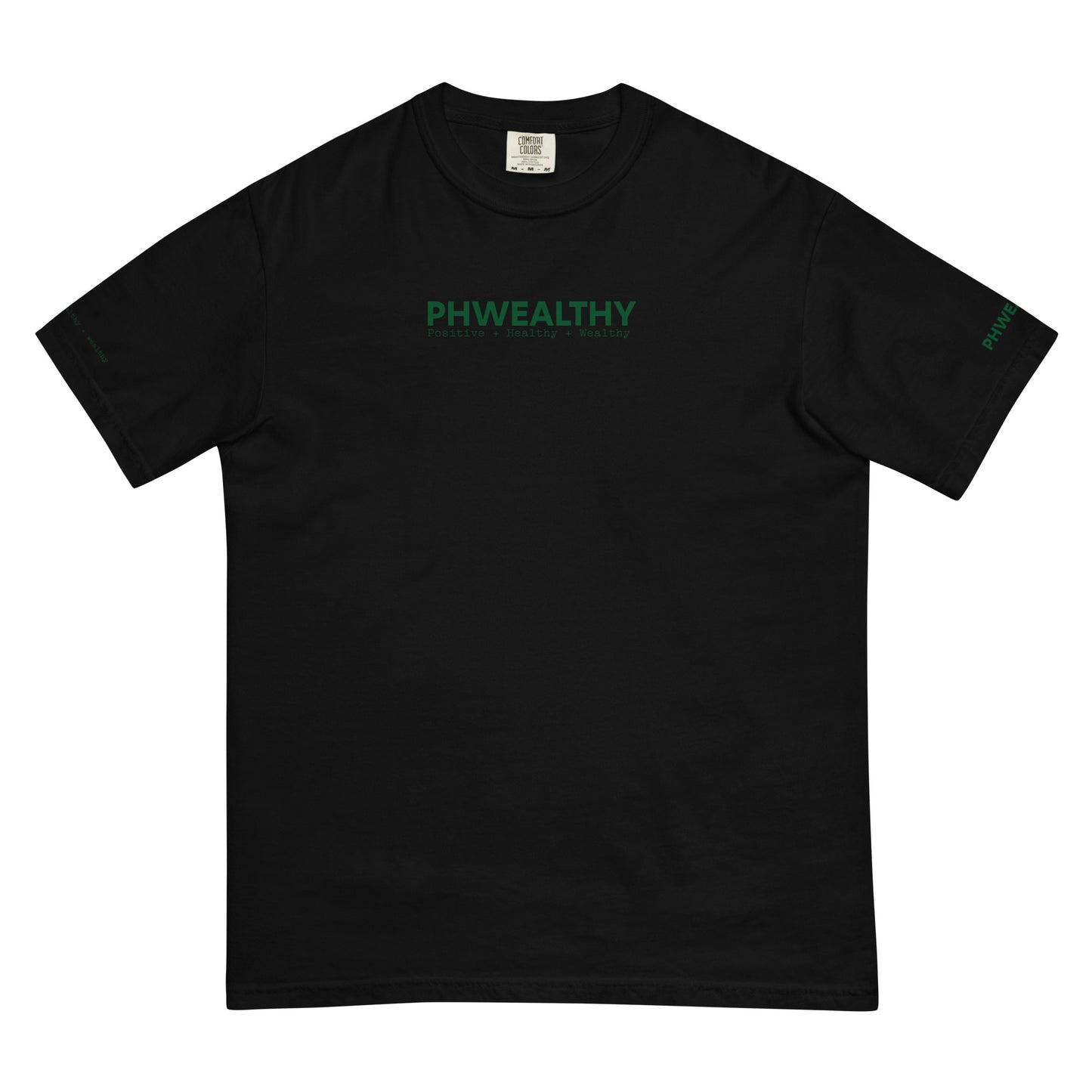 Men’s Phwealthy Green Bean heavyweight t-shirt