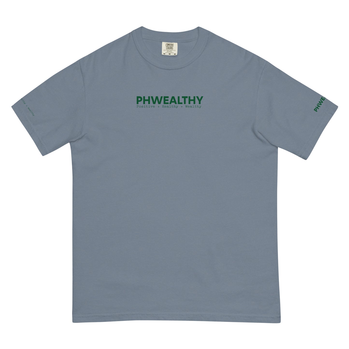 Men’s Phwealthy Green Bean heavyweight t-shirt