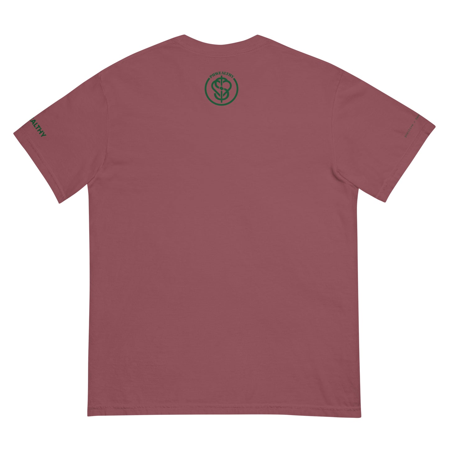 Men’s Phwealthy Green Bean heavyweight t-shirt