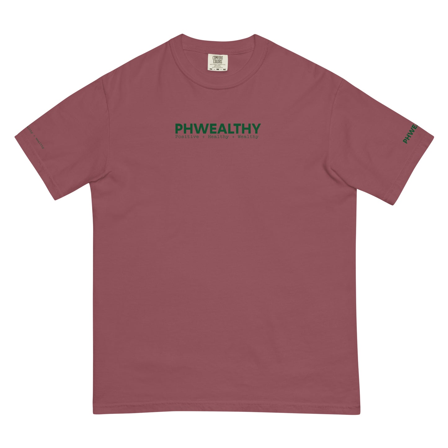 Men’s Phwealthy Green Bean heavyweight t-shirt
