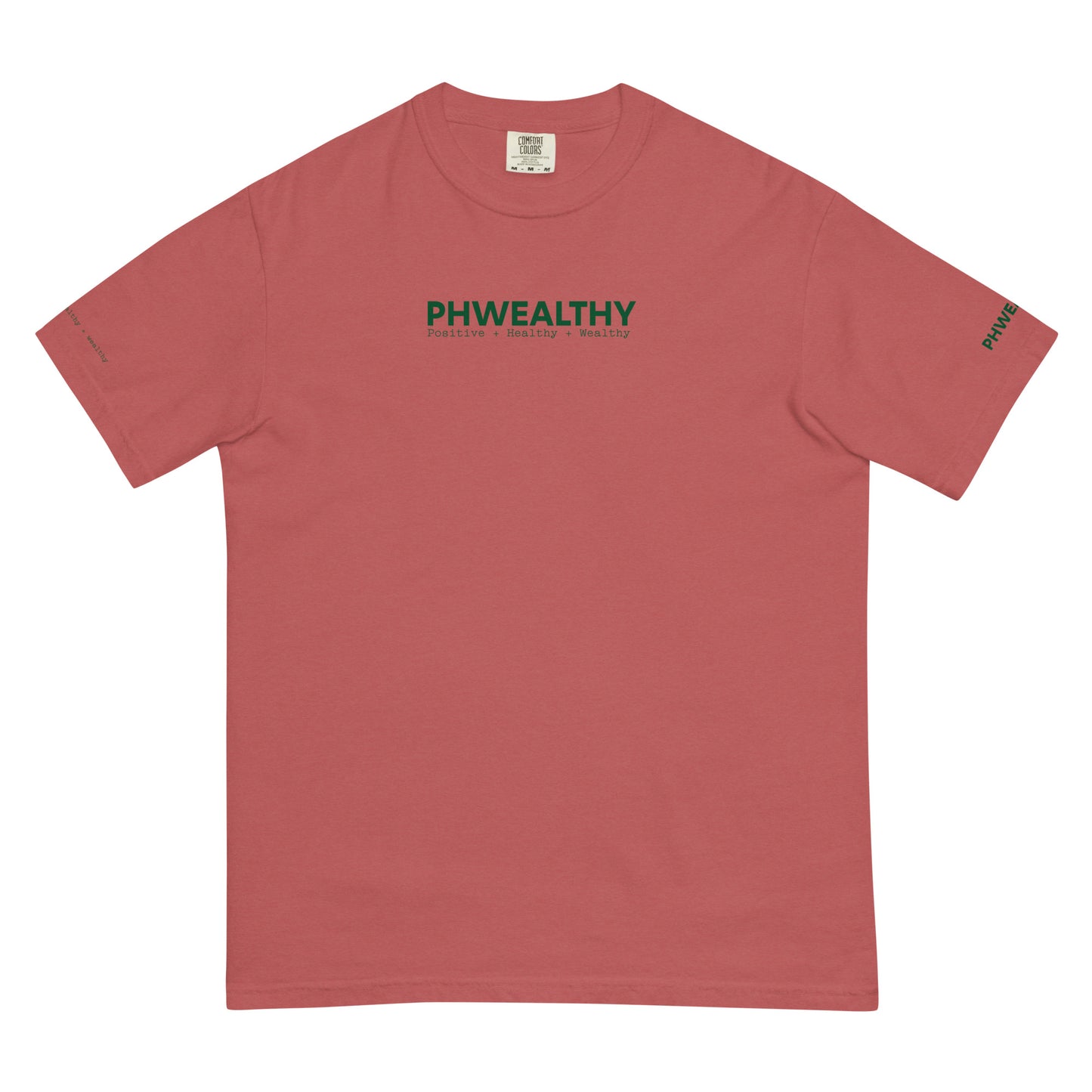 Men’s Phwealthy Green Bean heavyweight t-shirt