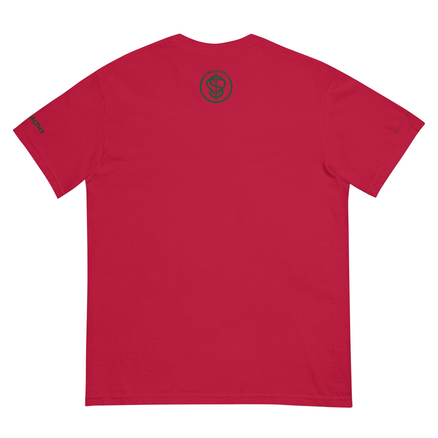Men’s Phwealthy Green Bean heavyweight t-shirt