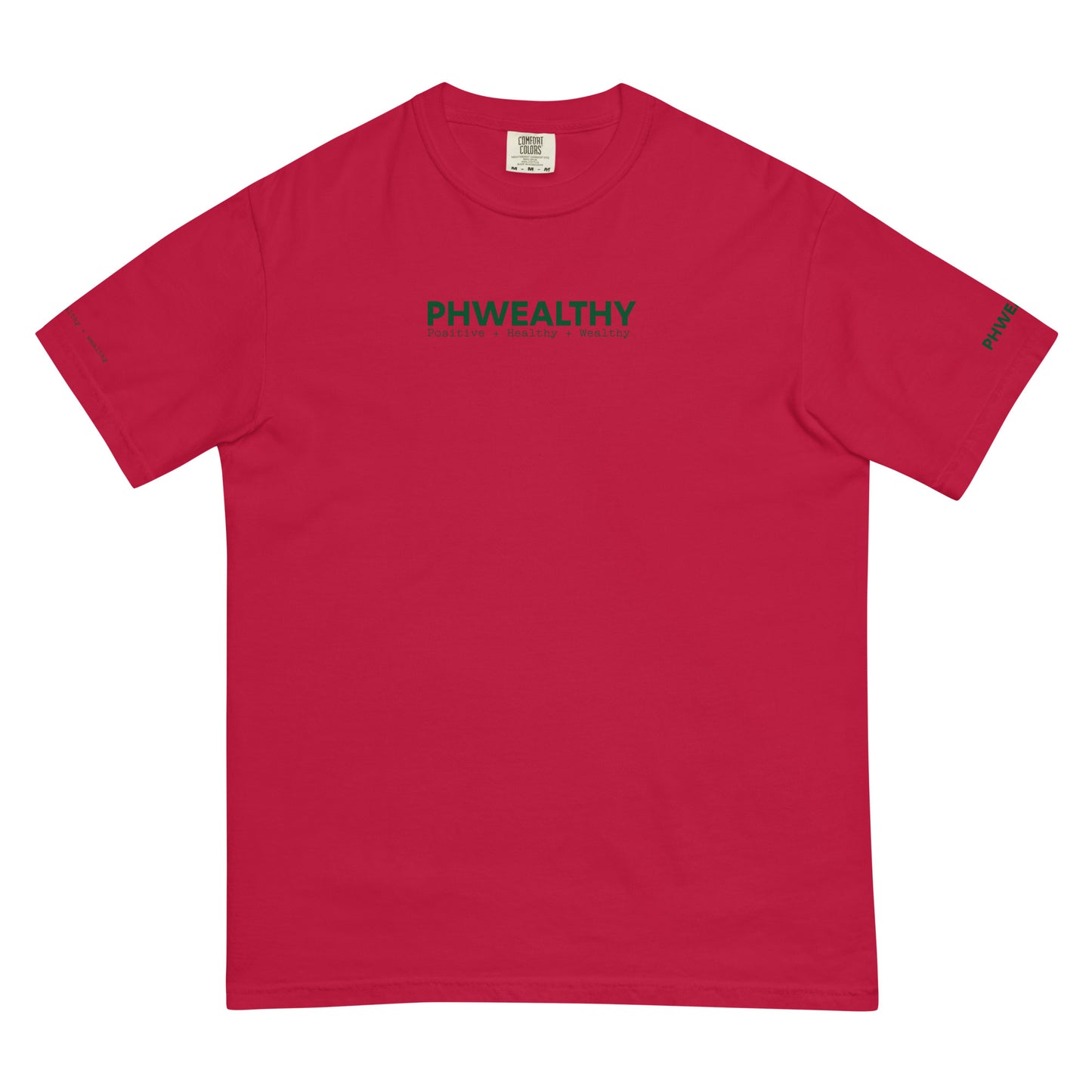 Men’s Phwealthy Green Bean heavyweight t-shirt