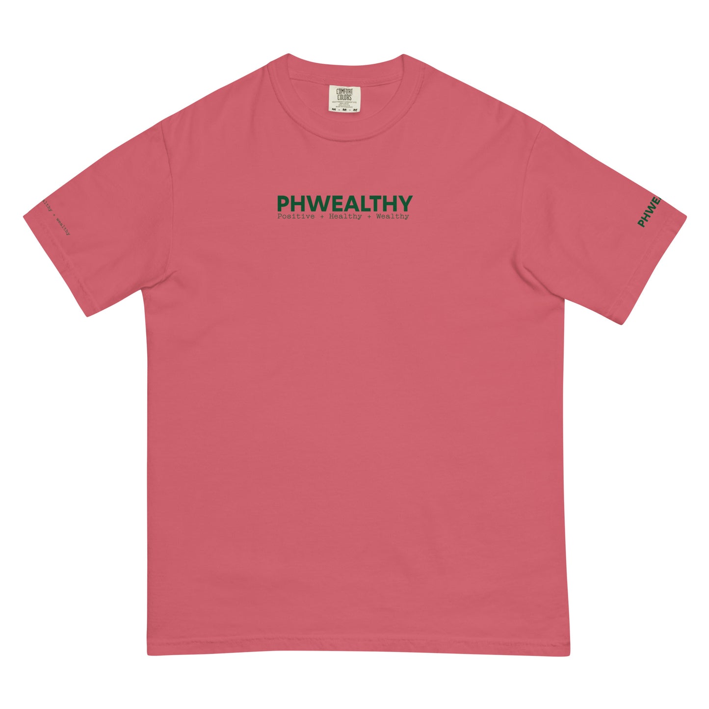 Men’s Phwealthy Green Bean heavyweight t-shirt
