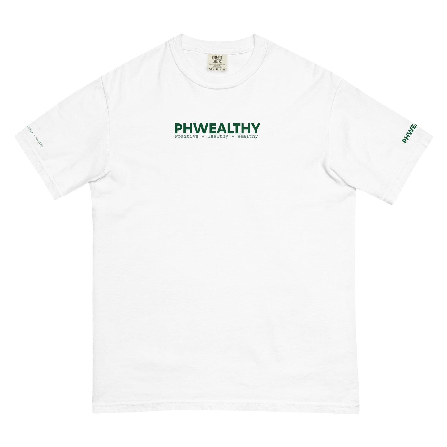 Men’s Phwealthy Green Bean heavyweight t-shirt
