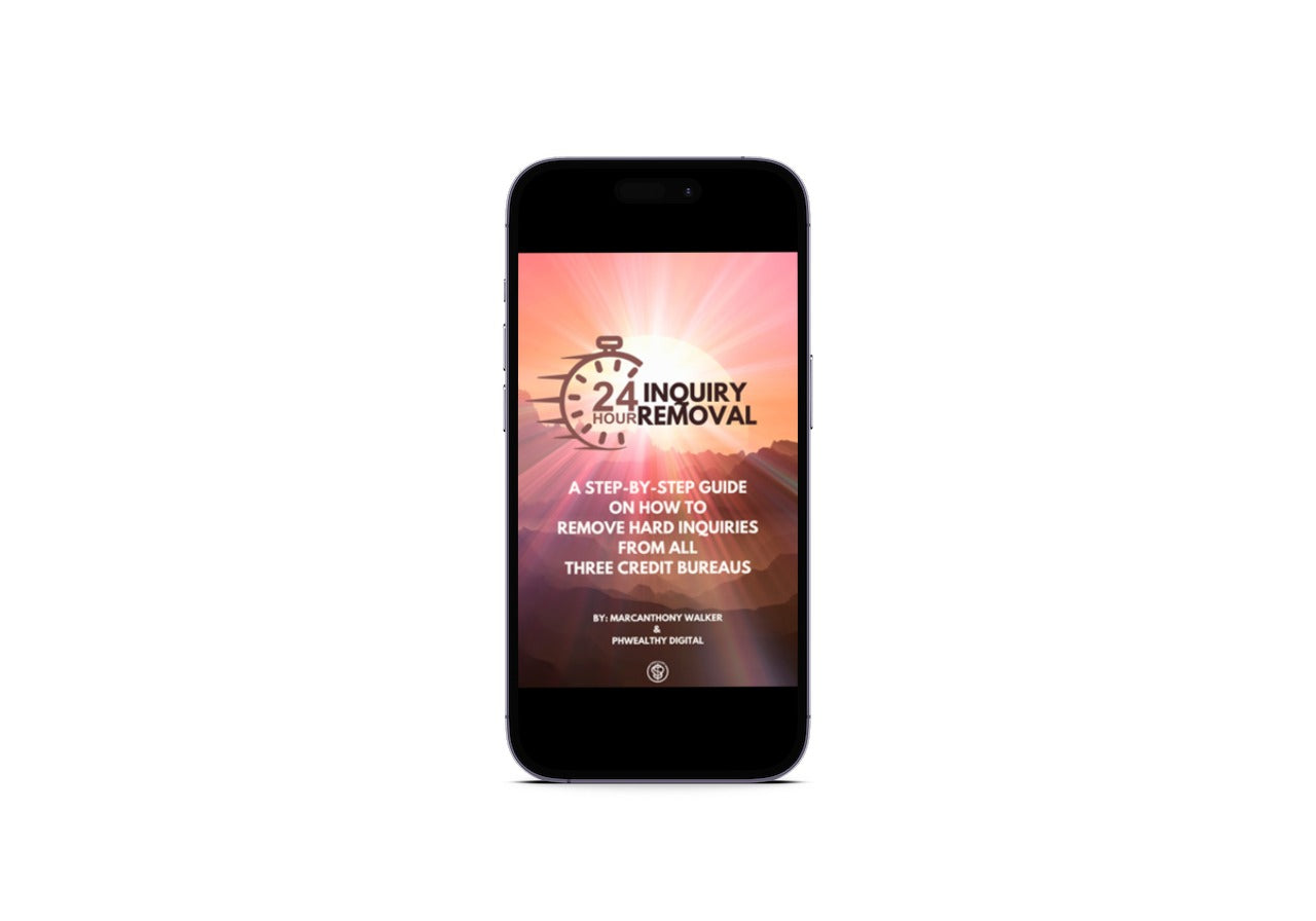 24 Hour Inquiry Removal: Remove Hard Inquiries in 24 Hours (E-Book)