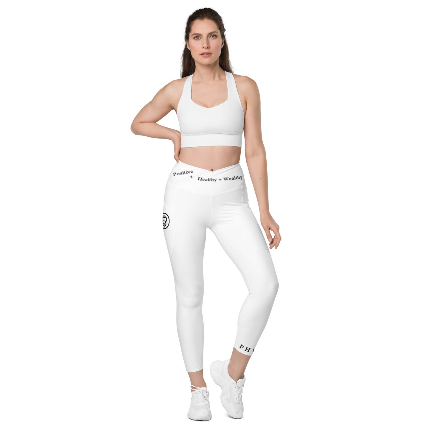 Phwealthy Ladies Crossover leggings with pockets