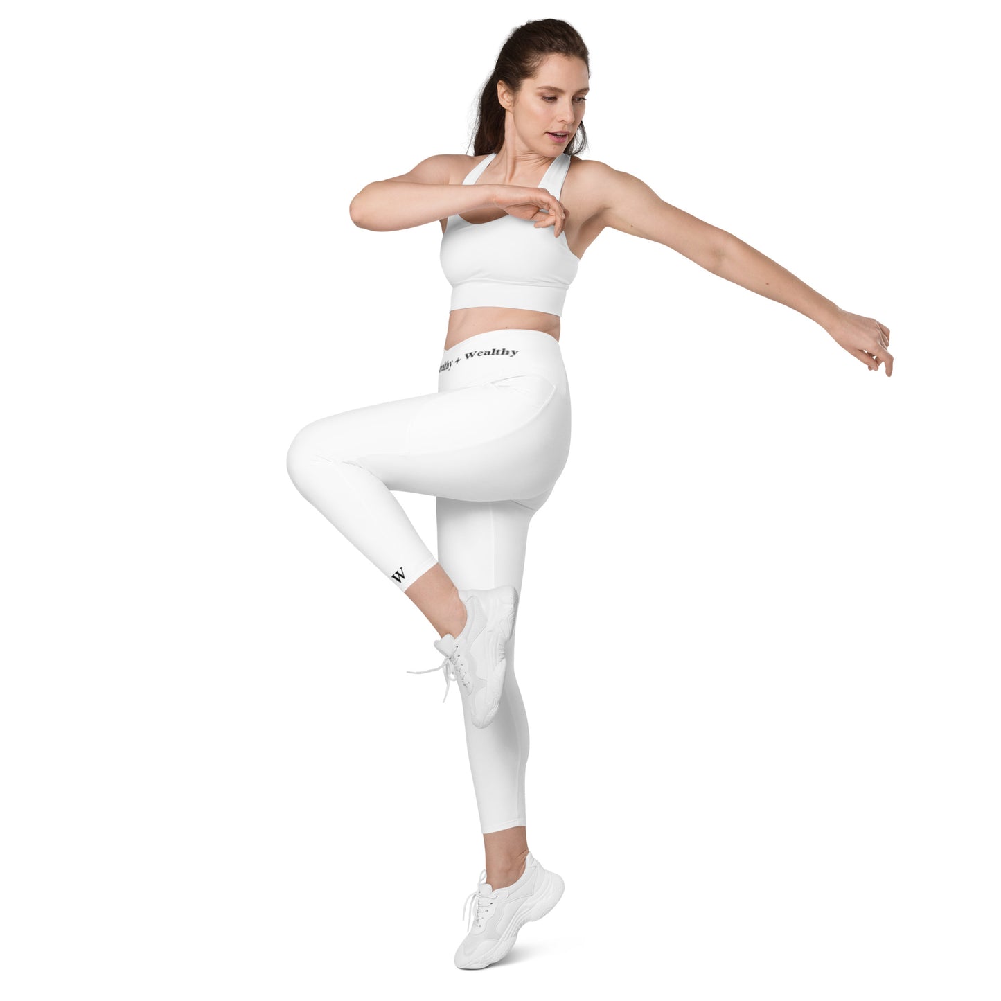 Phwealthy Ladies Crossover leggings with pockets