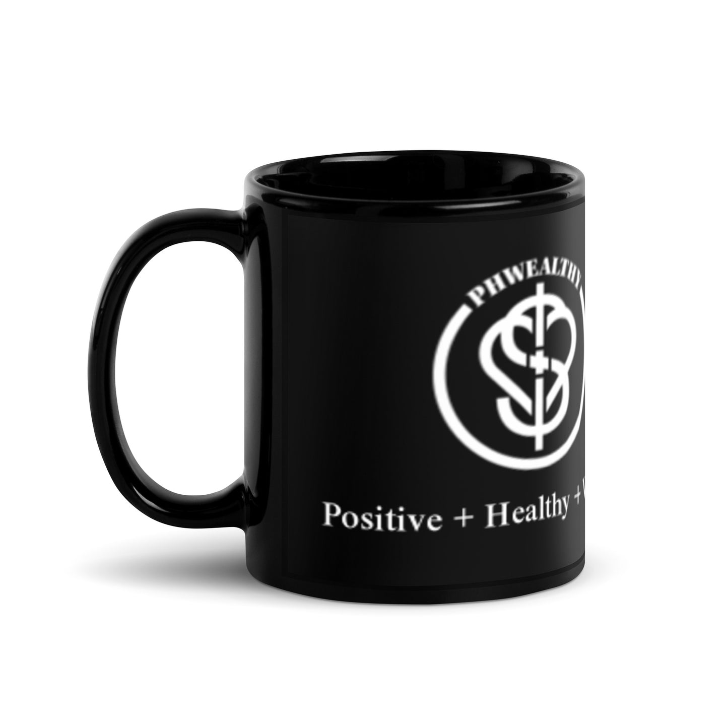 Phwealthy OG Black Glossy Mug