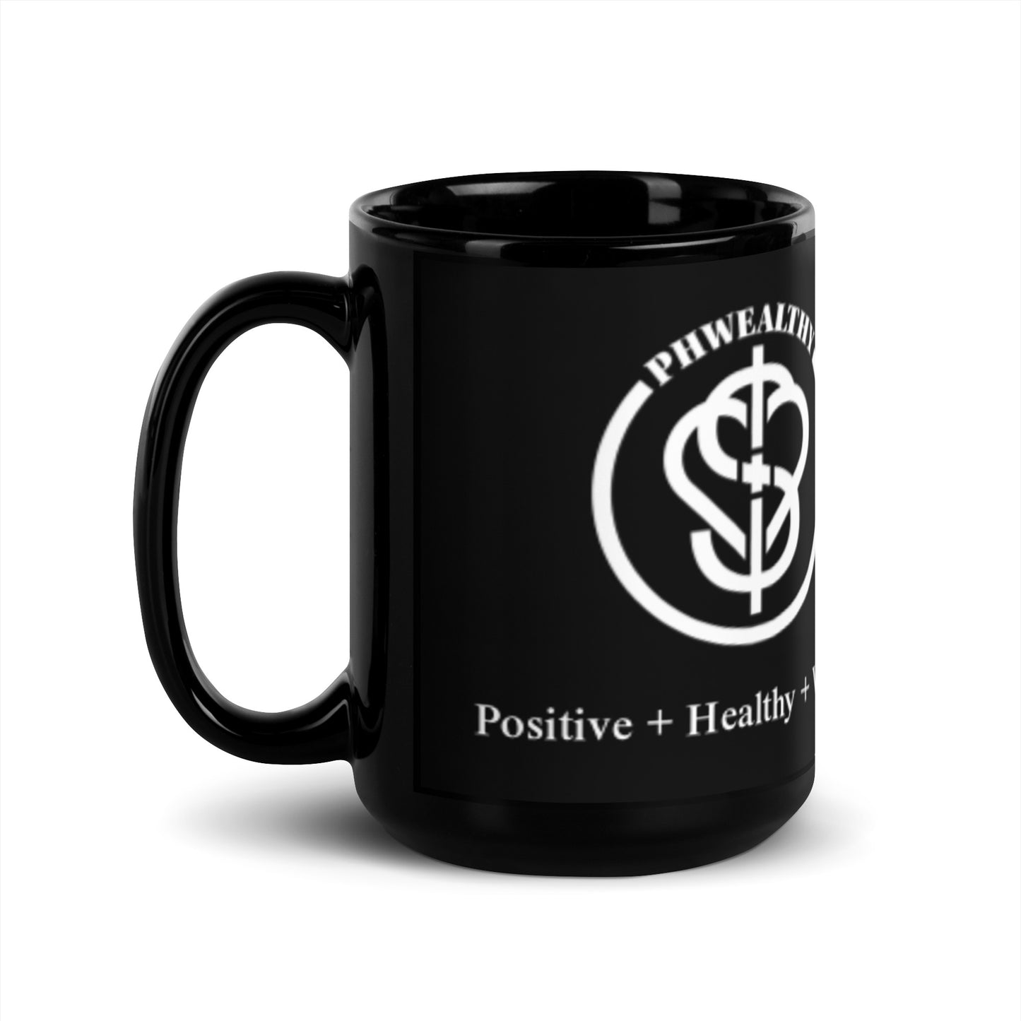 Phwealthy OG Black Glossy Mug