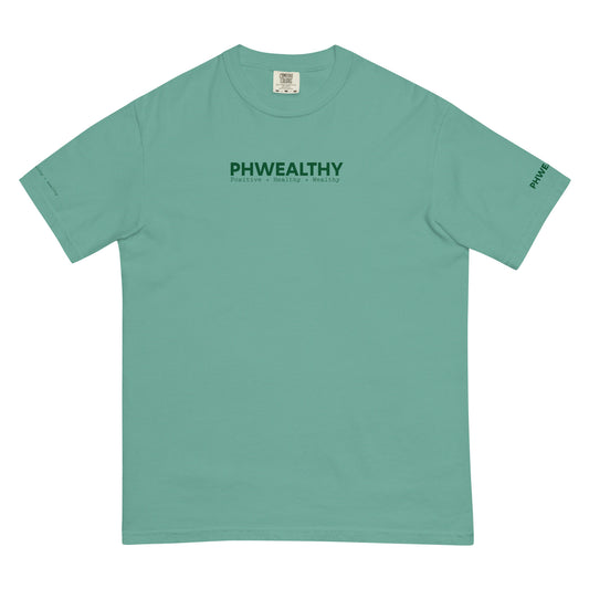 Men’s Phwealthy Green Bean heavyweight t-shirt
